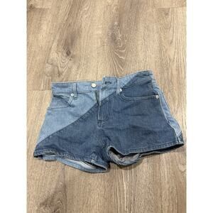Ba&sh BASH Shorts Womens Size XS Two Tones Denim